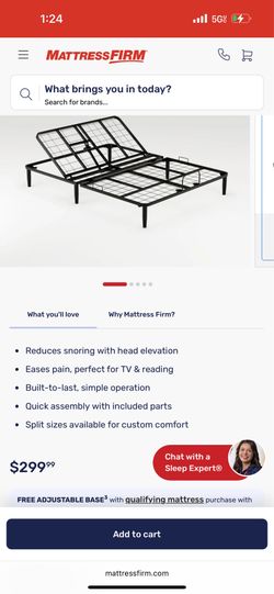 Mattress adjustable base