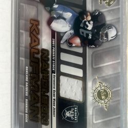 Raiders jersey card