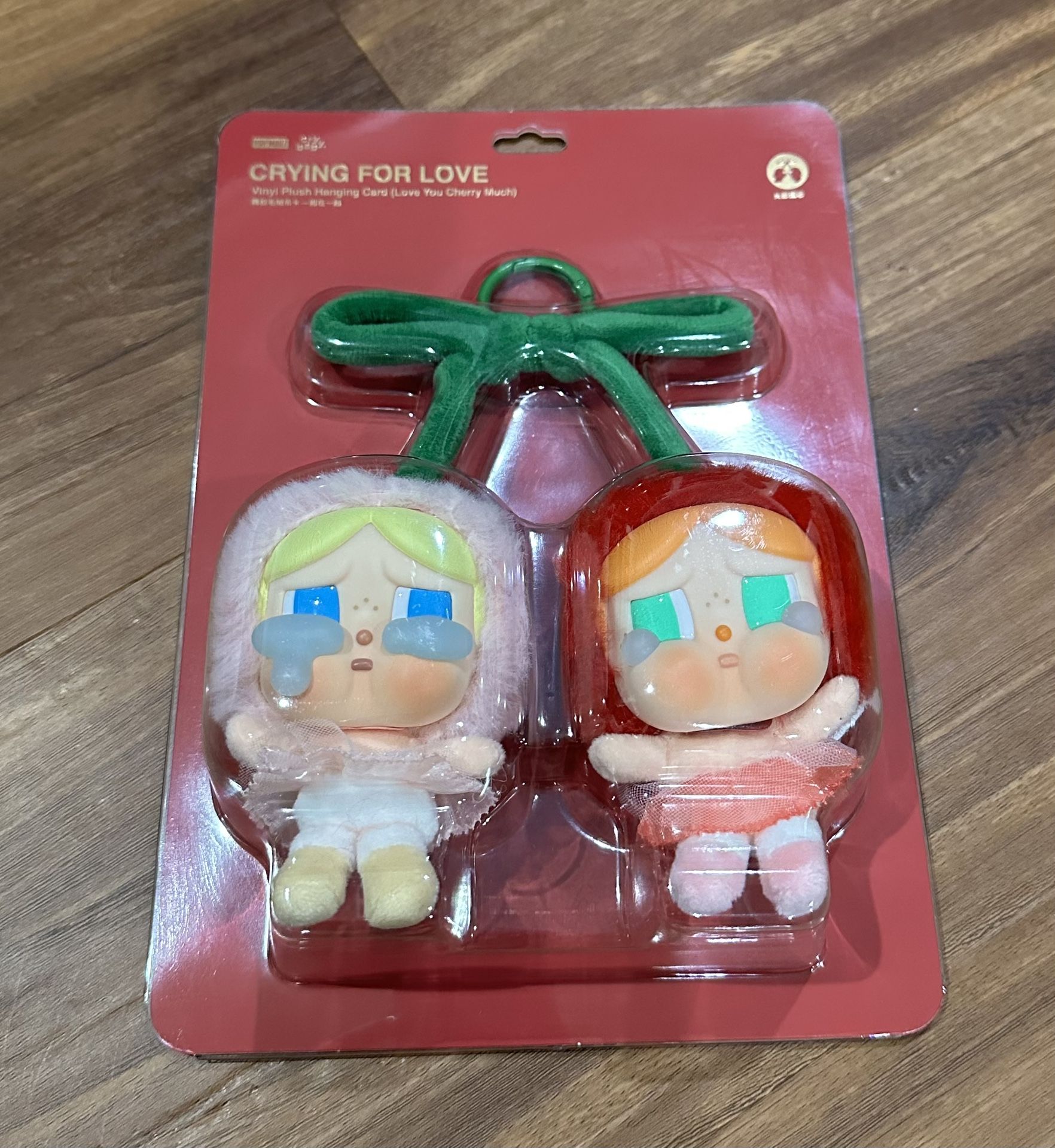 POP MART CRY BABY CRYING FOR LOVE VINYL HANGING CARD DOLL PENDANT SERIES