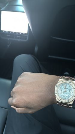 ap rose gold white face