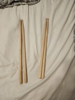 Wooden drumsticks unbranded 2 pairs 16 inches each. $5 or best offer