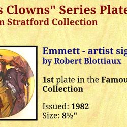 Emmett Collectors Plate #312