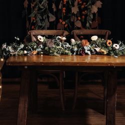 Handmade Wedding Garlands With Tea Lights 
