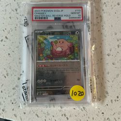 Graded Chansey Slab Psa 10