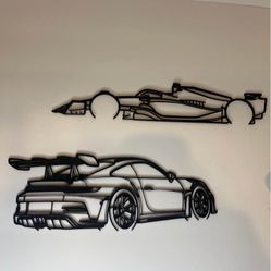 Car Wall Art – Porsche & F1 Race Car