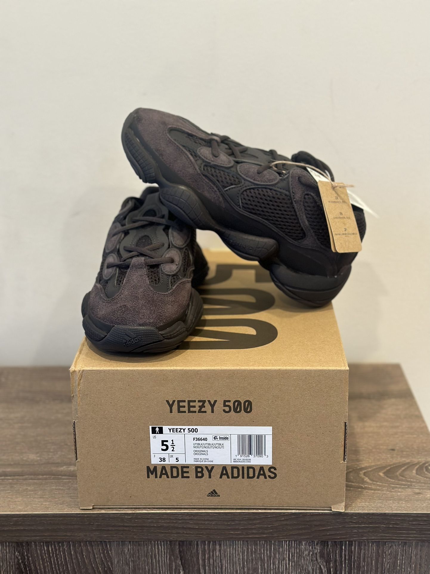 Adidas Yeezy 500 Utility Black Size