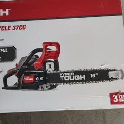 NEW Hyper Tough 16" Gas Chainsaw 2 Cycle 37cc