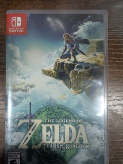 Nintendo Switch game Zelda Tears of kingdom