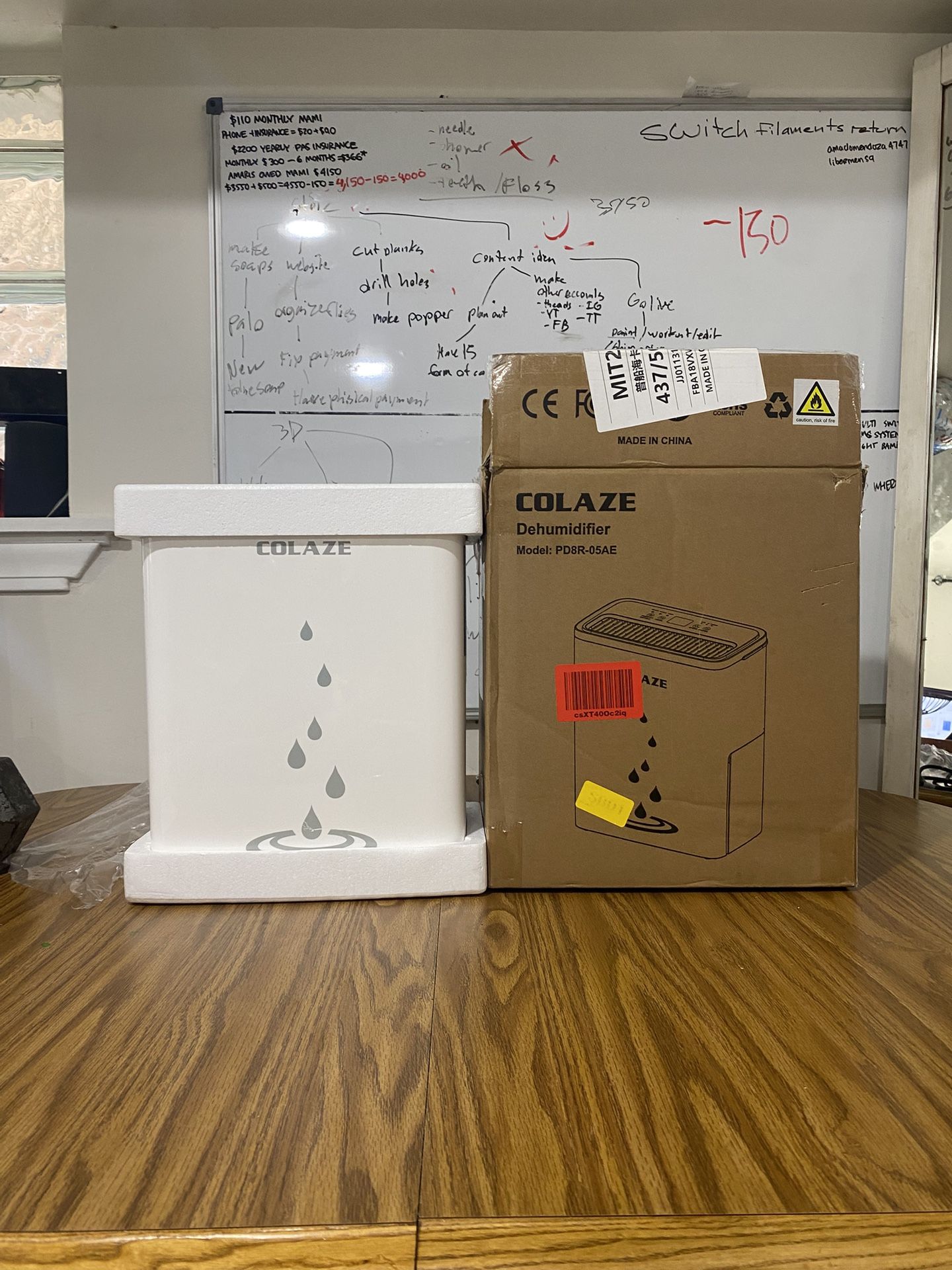 Colaze 30 Pint Home Dehumidifier