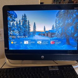 Hp Pavilion 20 All In One AMD E1-1200 256gb SSD 12gb Ram Win 10