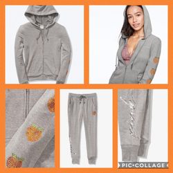 🌸PINK SET HOODIE Large AND PANTS XLARGE 🌸