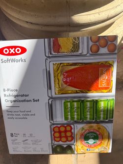 OXO 8 Piece Refrigerator Organization Set