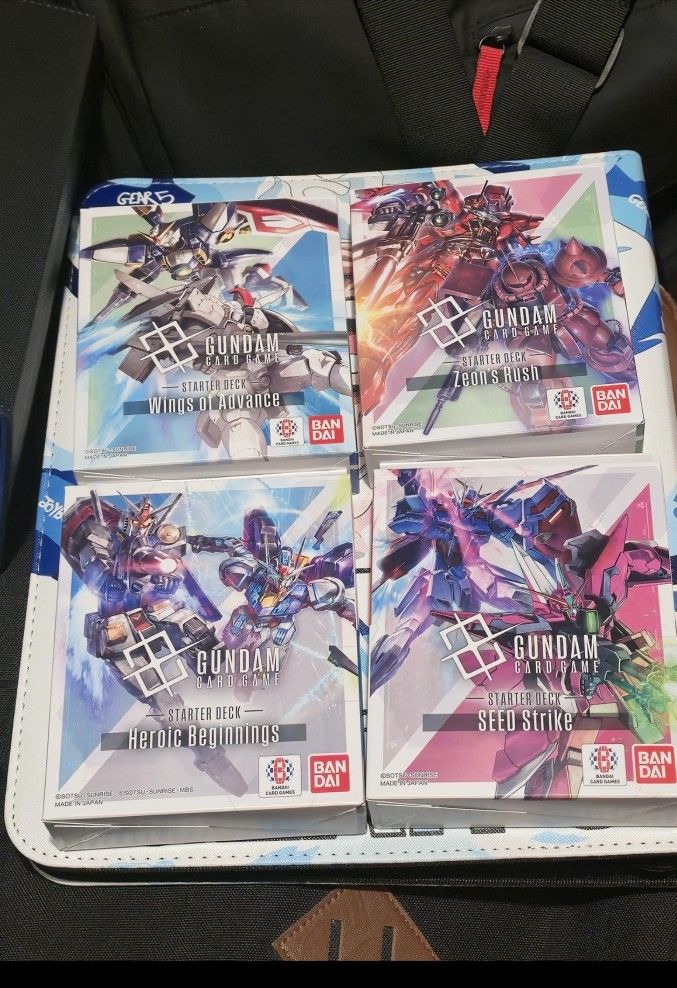Gundam Card Game Starter Decks 1-4