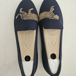 Vivaia flat shoes, navy blue