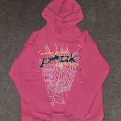 *BRAND NEW*  Sp5der Hoodie P*unk Pink