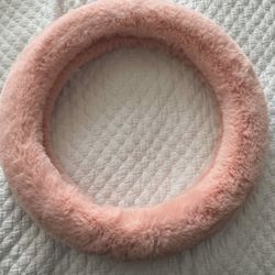 Pink Car Steering Wheel Cover