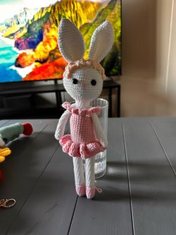 🌸 Handmade Crochet Bunny | A Timeless Keepsake 🐰