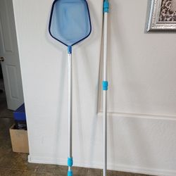 1 Swimming Pool Skimmer with Extension Pole & 1 Extension Pole $10ea