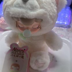 White/brown  Rolife Surprise Plush Dolls - Nanci Colorful Chocolate Cutie Bears