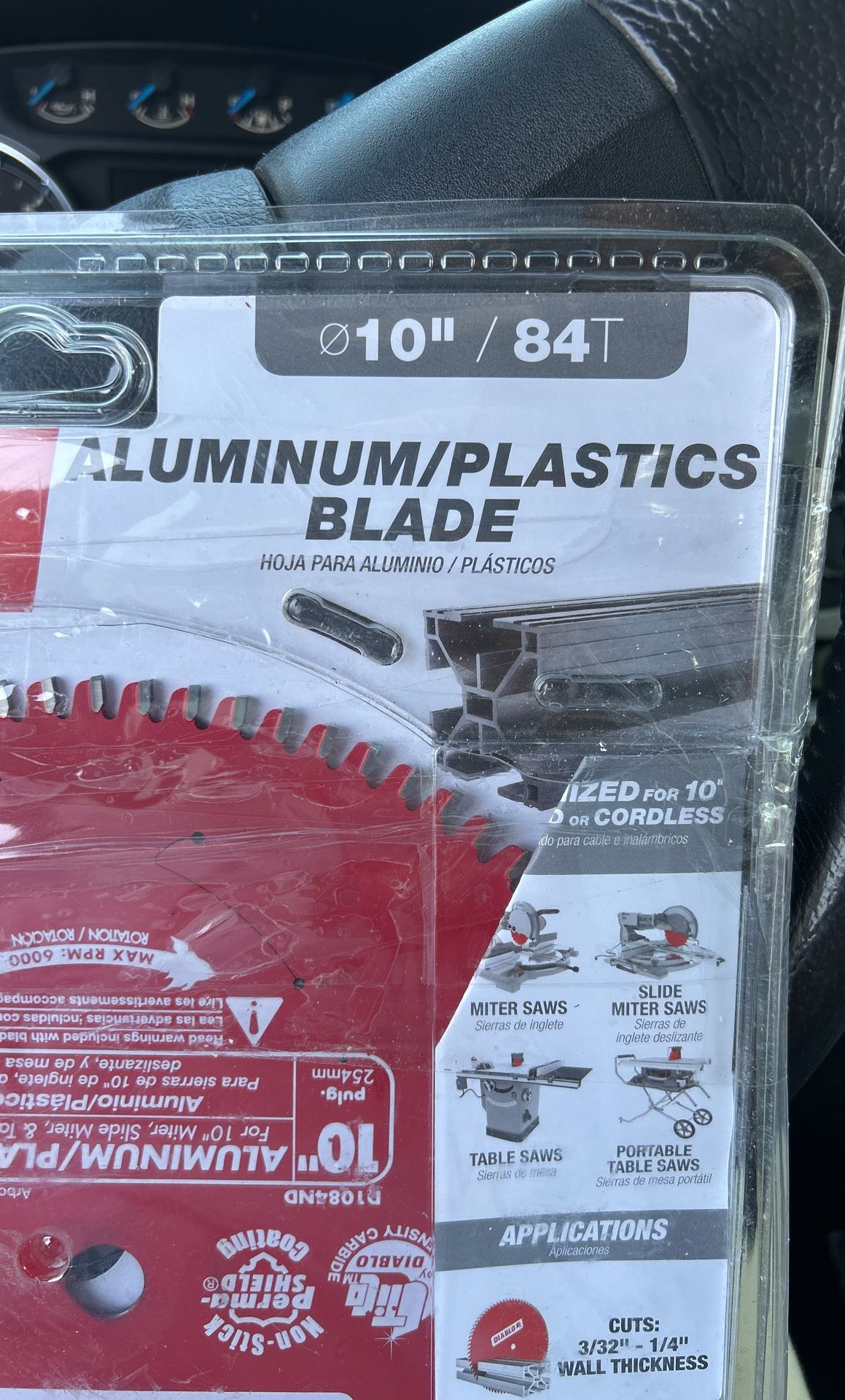 DIABLO 10” 84 T Saw Blade Brand New