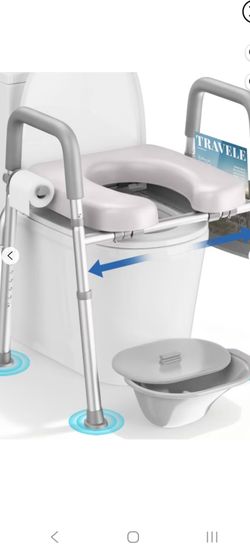 Padded drop arm commode