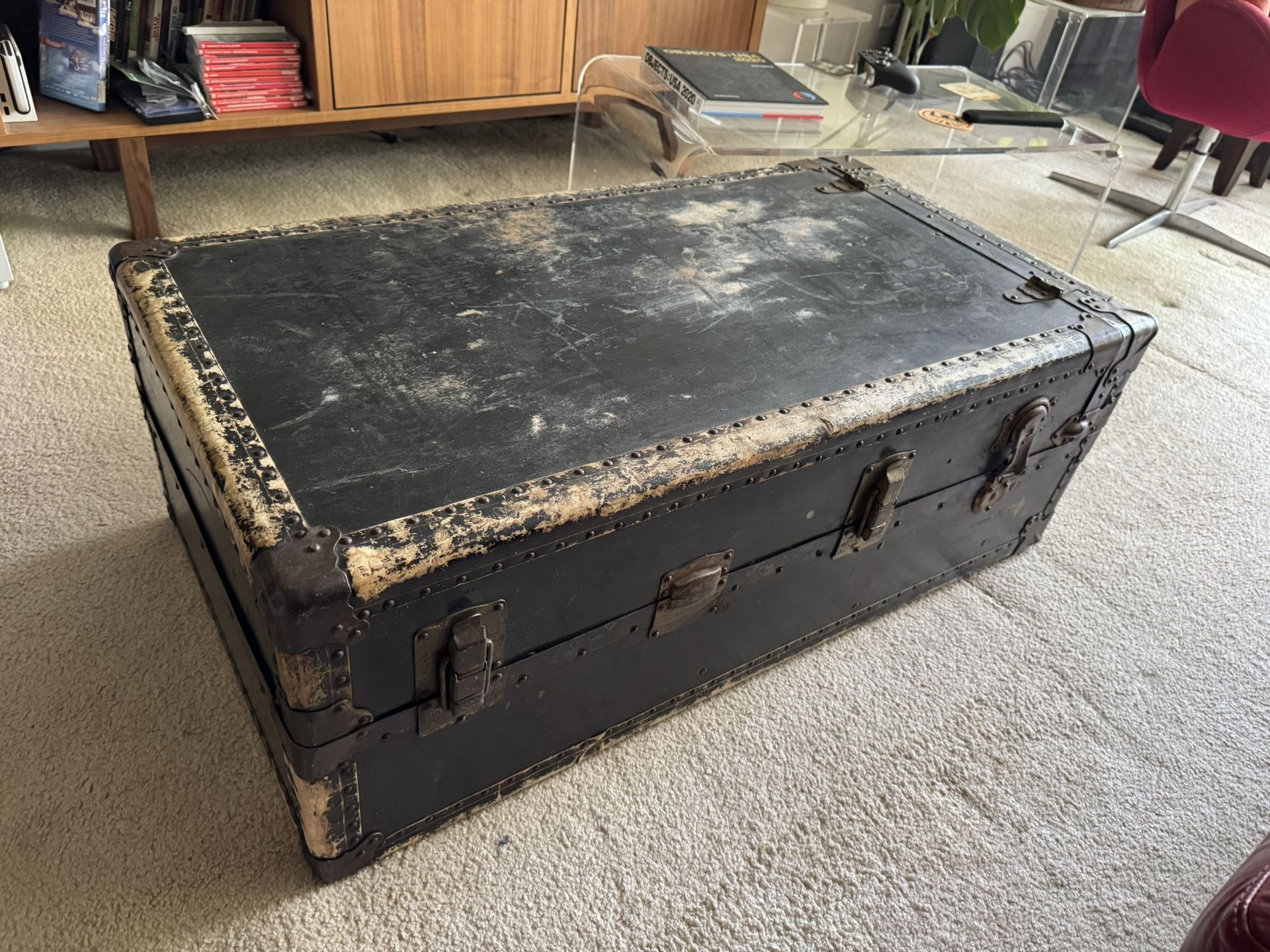 Shabby Chic Trunk Coffee Or Side Table