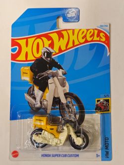 HOT WHEELS . MOTO . HONDA SUPER CUB CUSTOM.