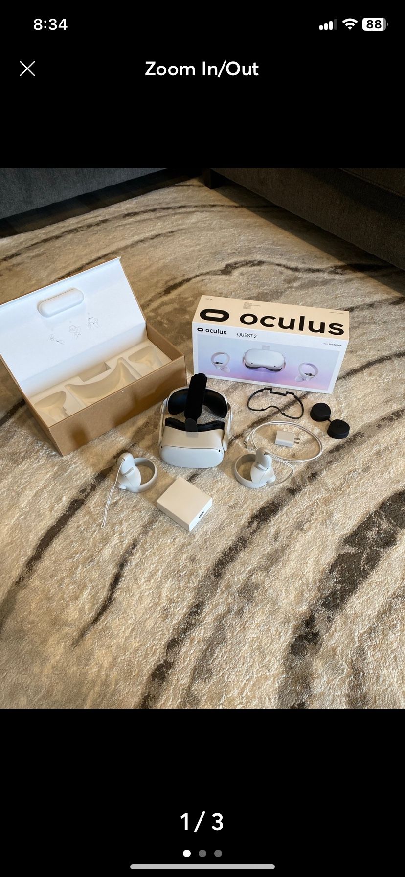 Oculus Quest 2 standalone vr headset