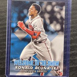 2022 Topps Welcome To The Show 2018 Ronald Acuna Jr. Rookie Baseball Card #WWTS-12