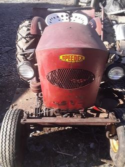 LawnTractor With Plow Runs Good