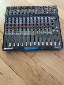 Alesis MultiMix 16 USB 2.0 — 16-Channel Mixer — $100