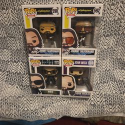 Keanu Reeves Character Funko Pops
