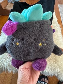 Dark Gray Fantasy Monster Plush Stuffed Toy