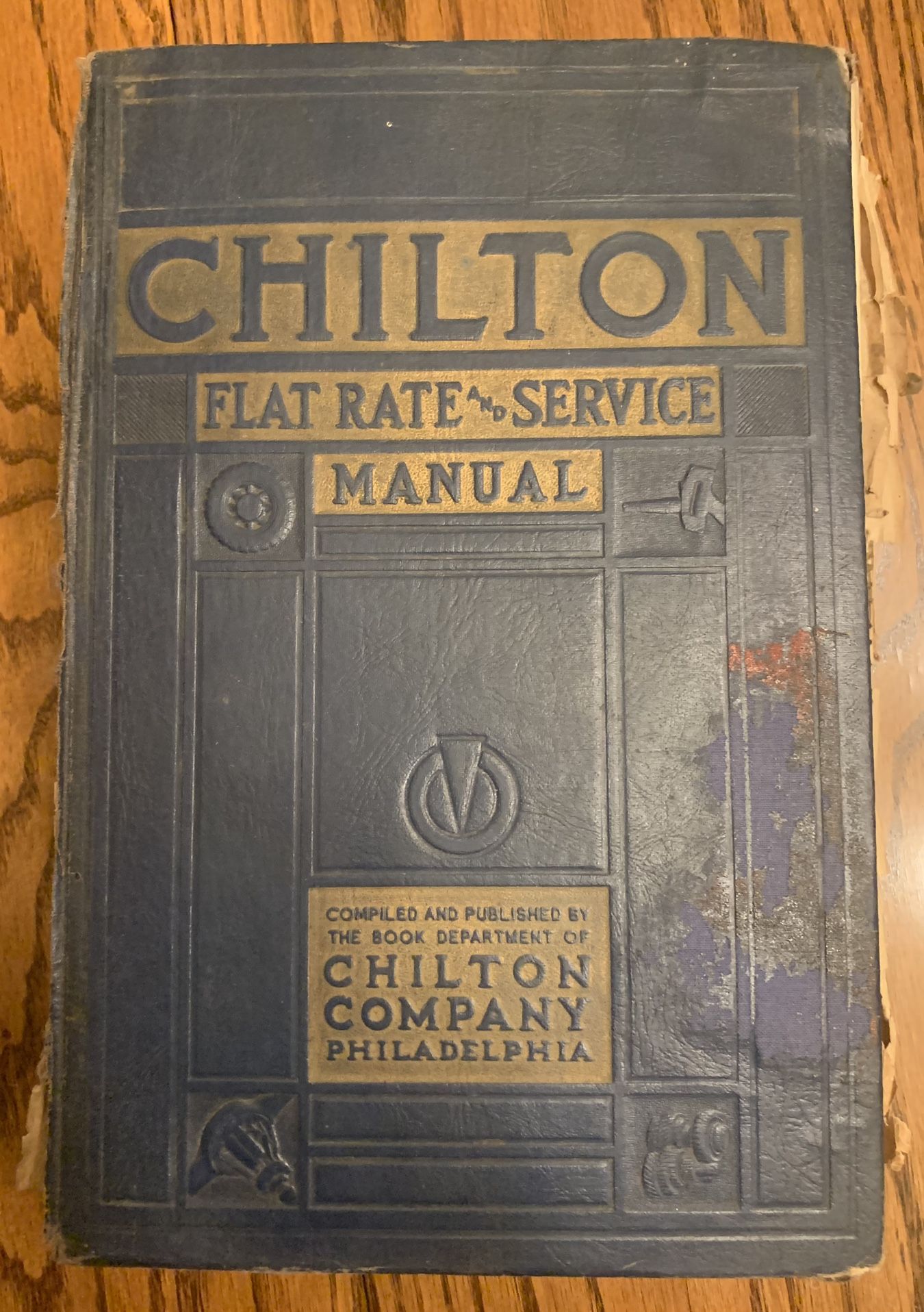 Chilton Flat Rate And Service Manual Fifteenth Edition 1941