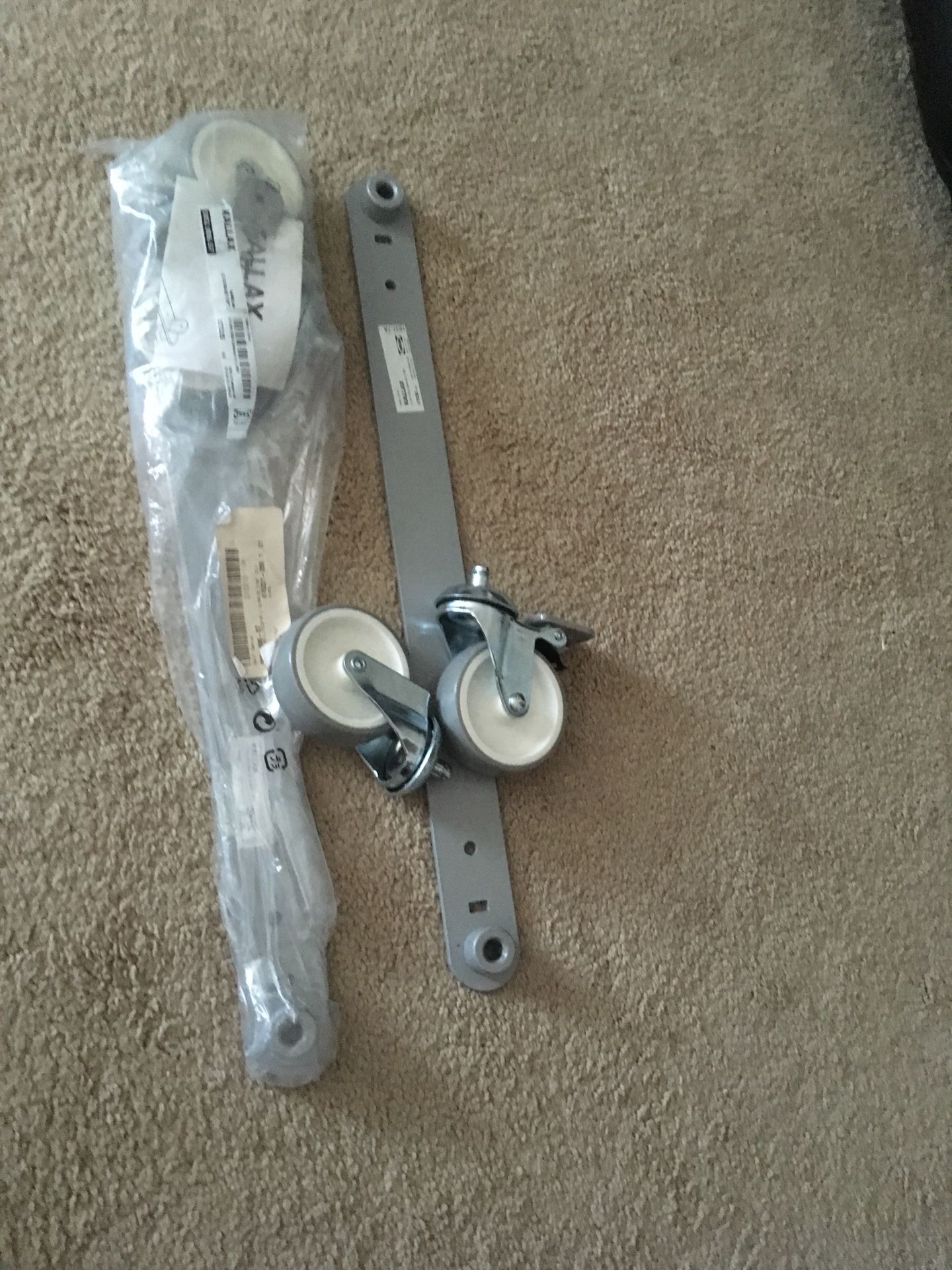 Ike’s Kallax Expedit cube shelf caster and rail set (make your shelf roll)