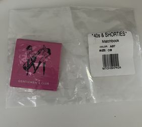 New 40s & Shorties Gentlemen’s Club Matchbook 