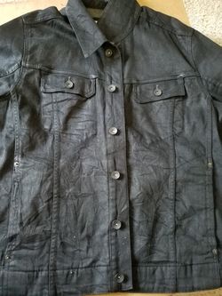 New William Rast blue jean jacket size lrg