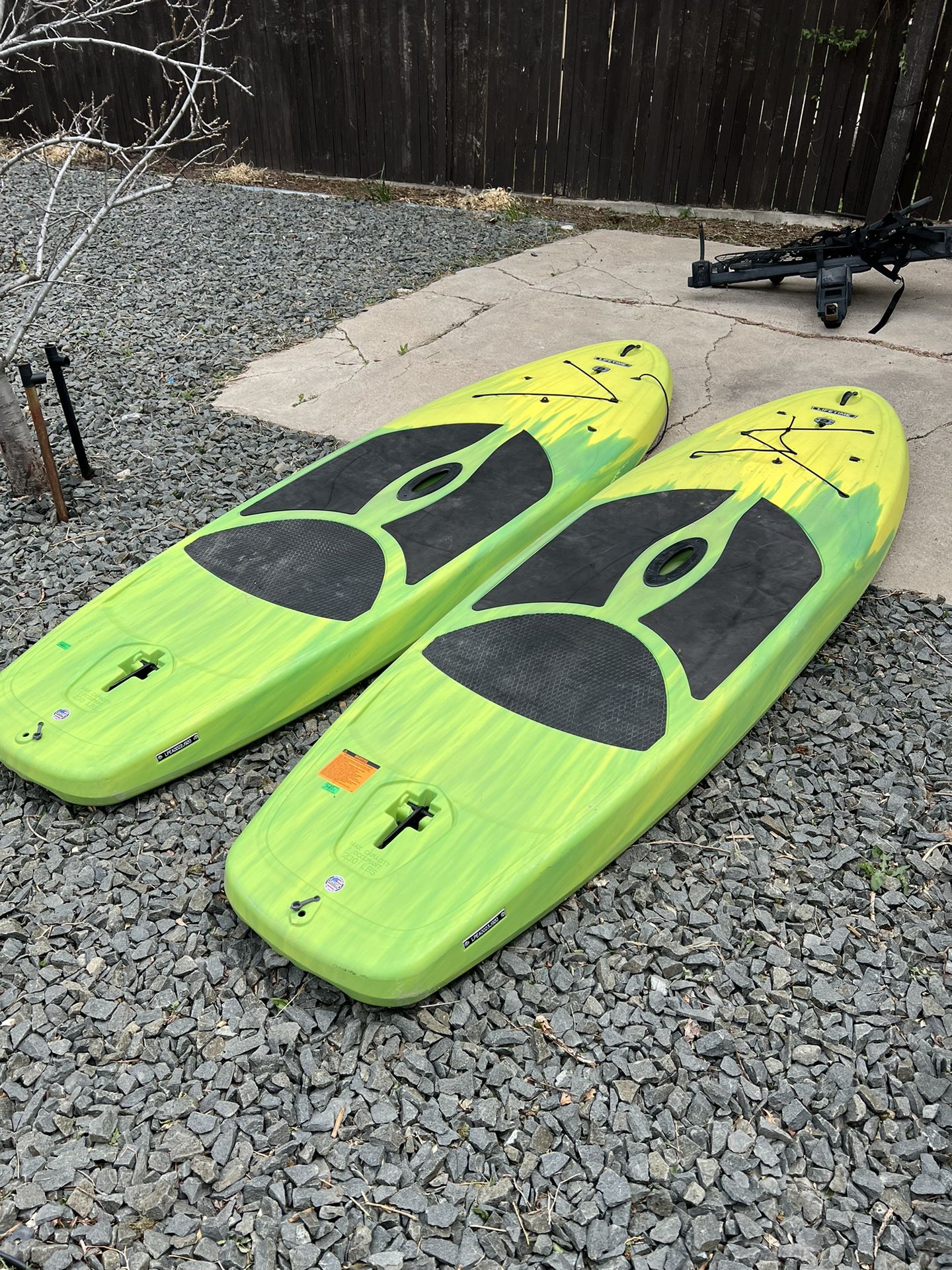Lifetime Paddle boards $400