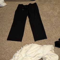 black daisy Fuentes women's pants upc (contact info removed)28 wide leg size 16w