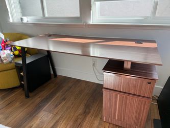 Modern Desk with Storage