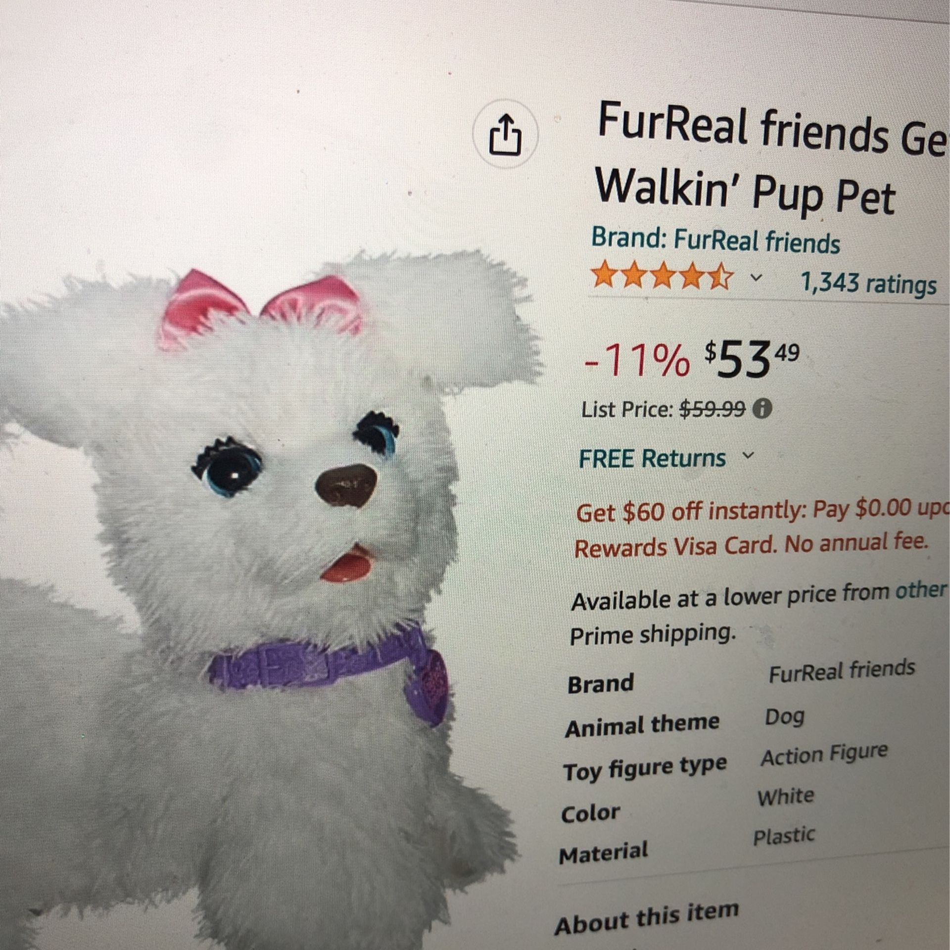 Fur Real Friends My Walking Pup