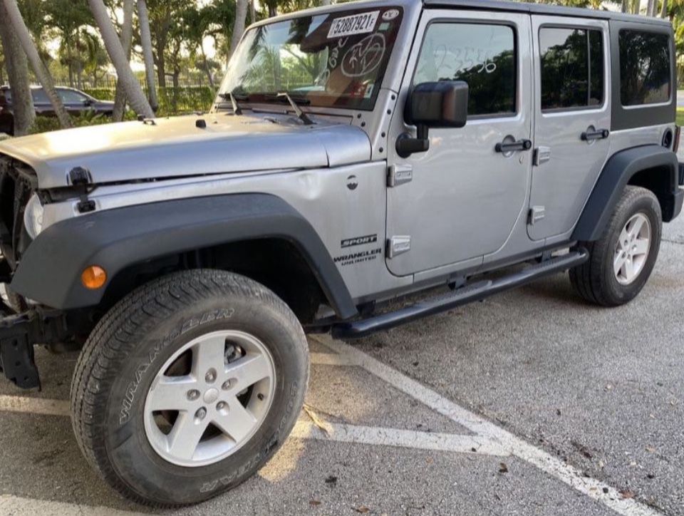 Jeep Running Boards , Wheels+Tires, Taillights (no Other Parts For Sale)