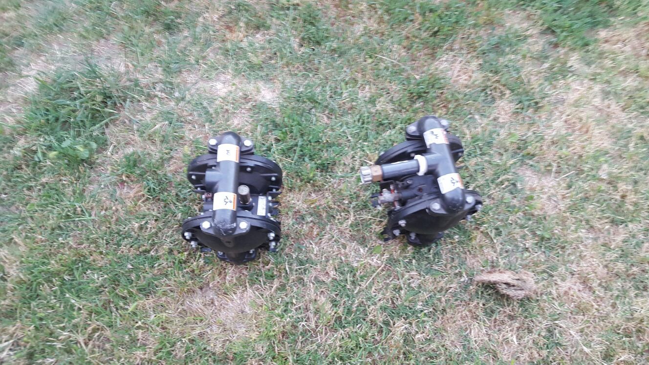 Pneumatic diaphragm pump (wiz bang) tools