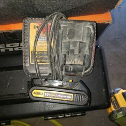 Used Dewalt 12-20volt Charger,Battery,and Impact I Haven't Yet Taken A Picture Of