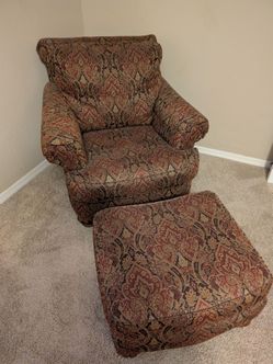 Chair and ottoman