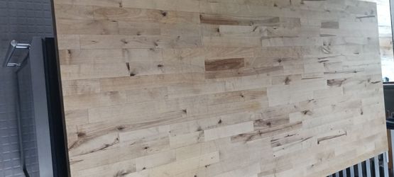 Large Butcher Block Wood Countertop Panel