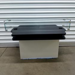 Glass Wind Guard for Rectangular Fire Table