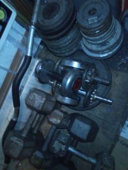 25/35 LBS dumbbells everything for $100