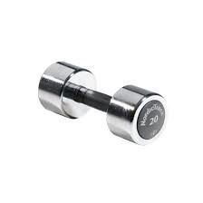 2 20 lb Chrome NordicTrack Hand Weights pair set