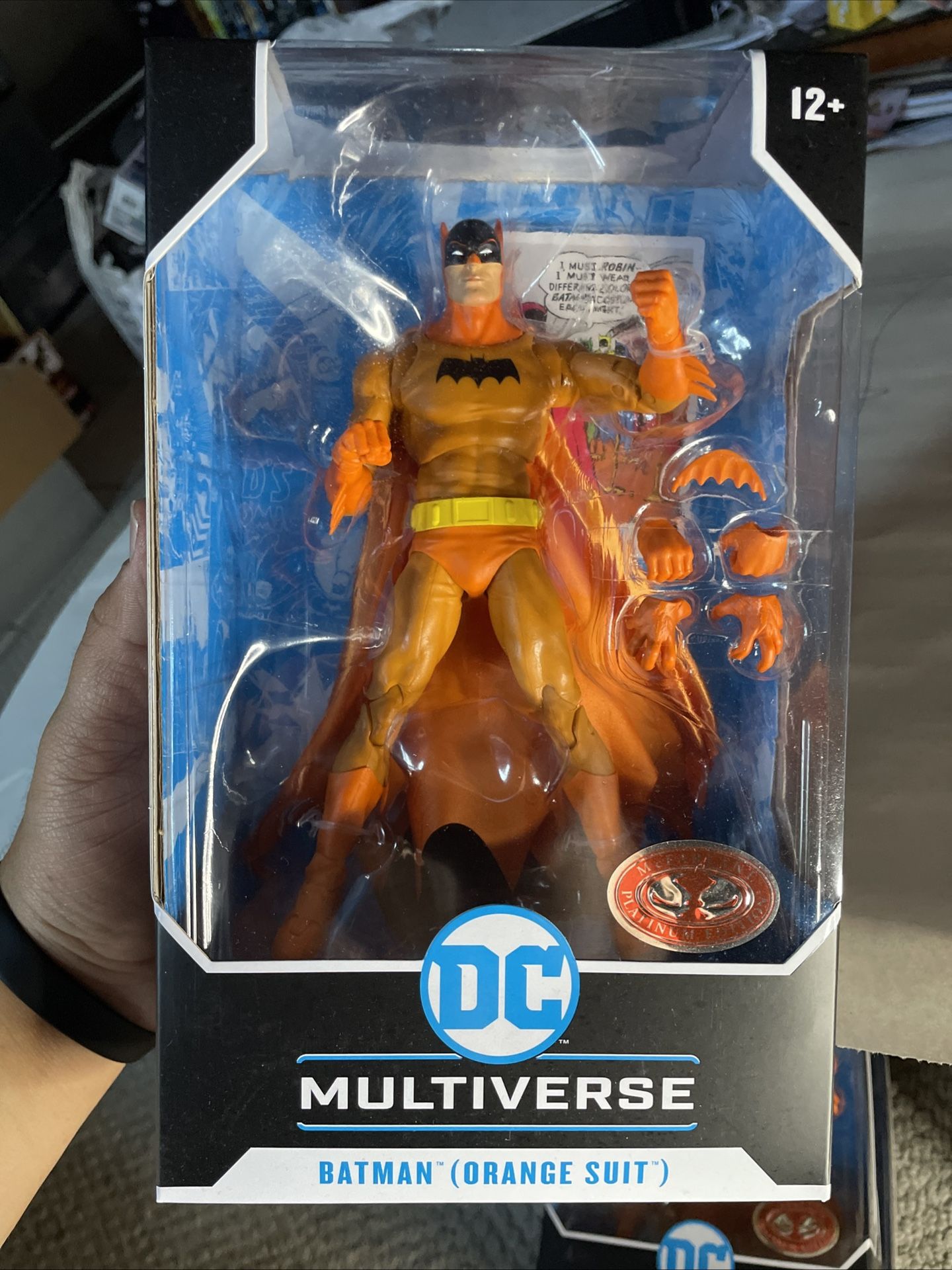 McFarlane Toys DC Multiverse Batman (Orange Suit ) Platinum Edition New 2025 HTF